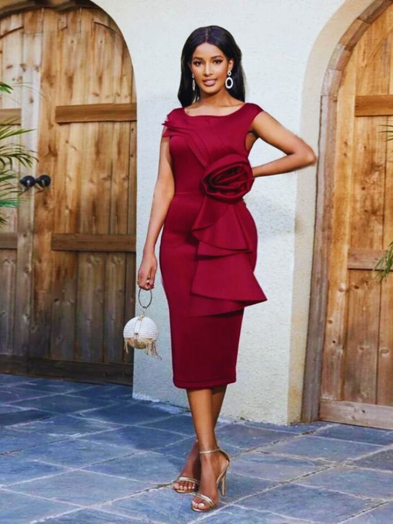 Burgundy Women's Dresses