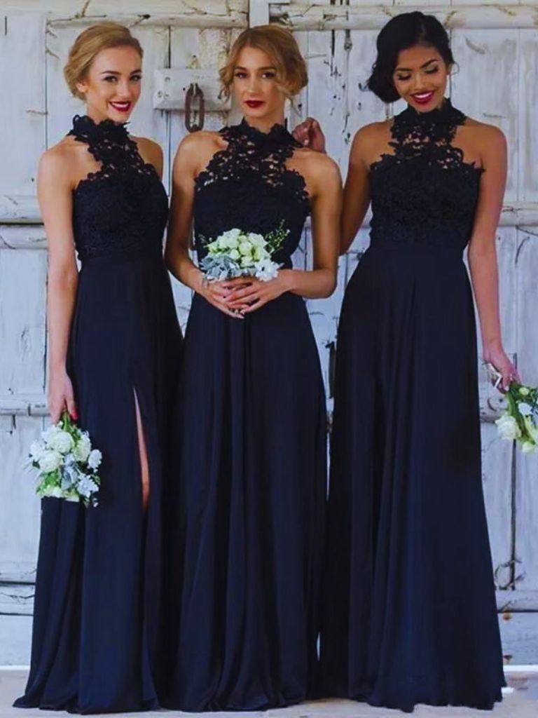 Halter Neck Bridesmaid Dresses