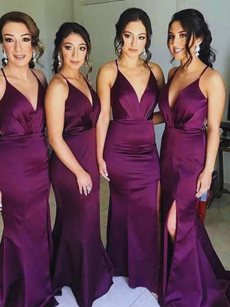 Royal Purple Bridesmaid Dresses