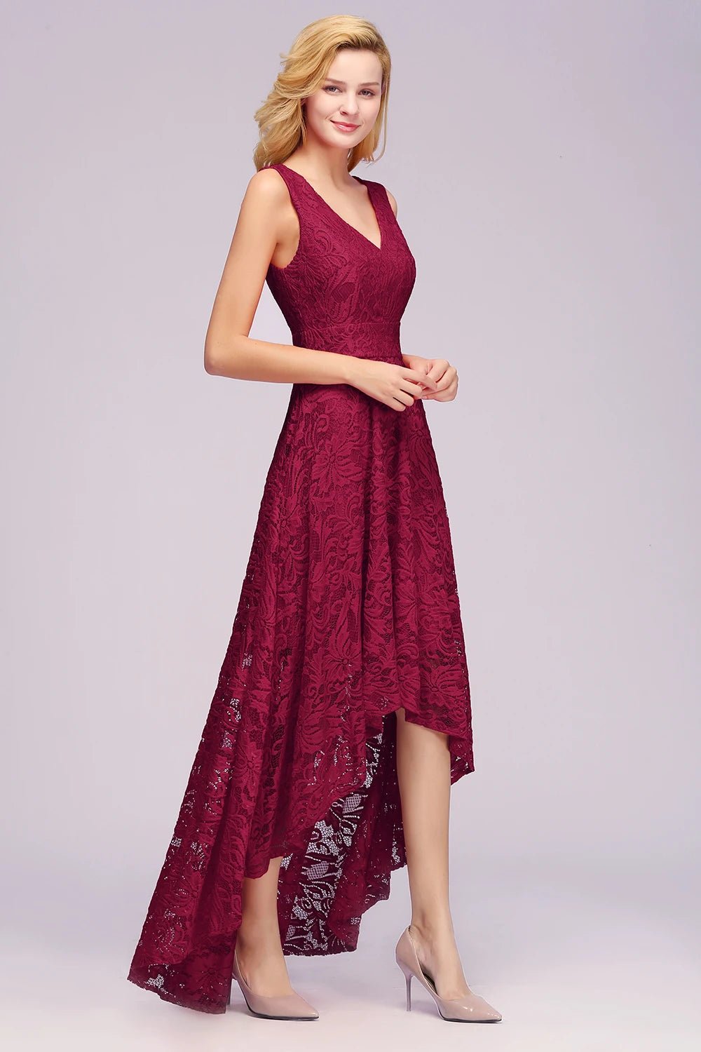 Elegant Asymmetrical A-Line Bridesmaid Dress