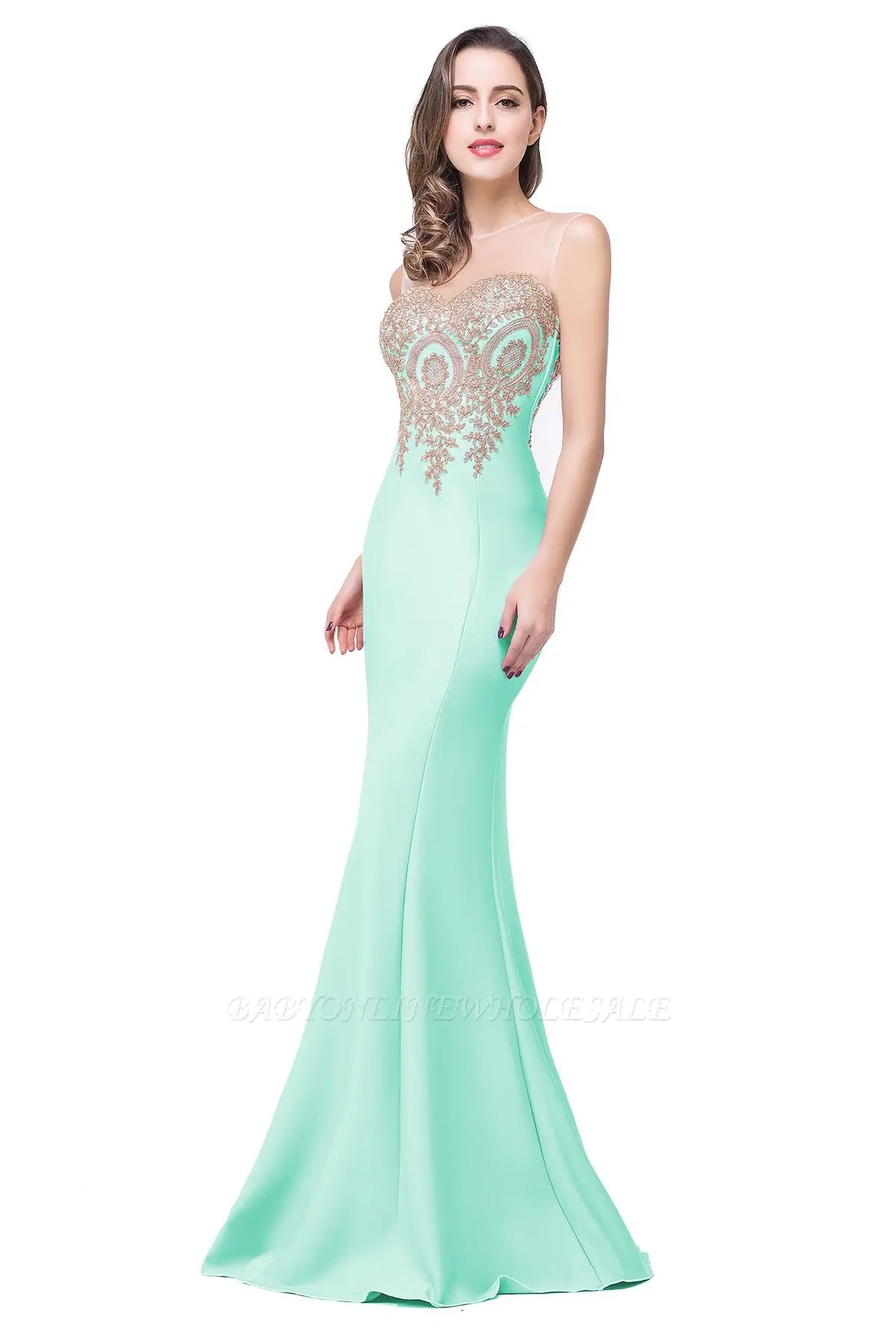 Mint Green / 2 / Floor Length