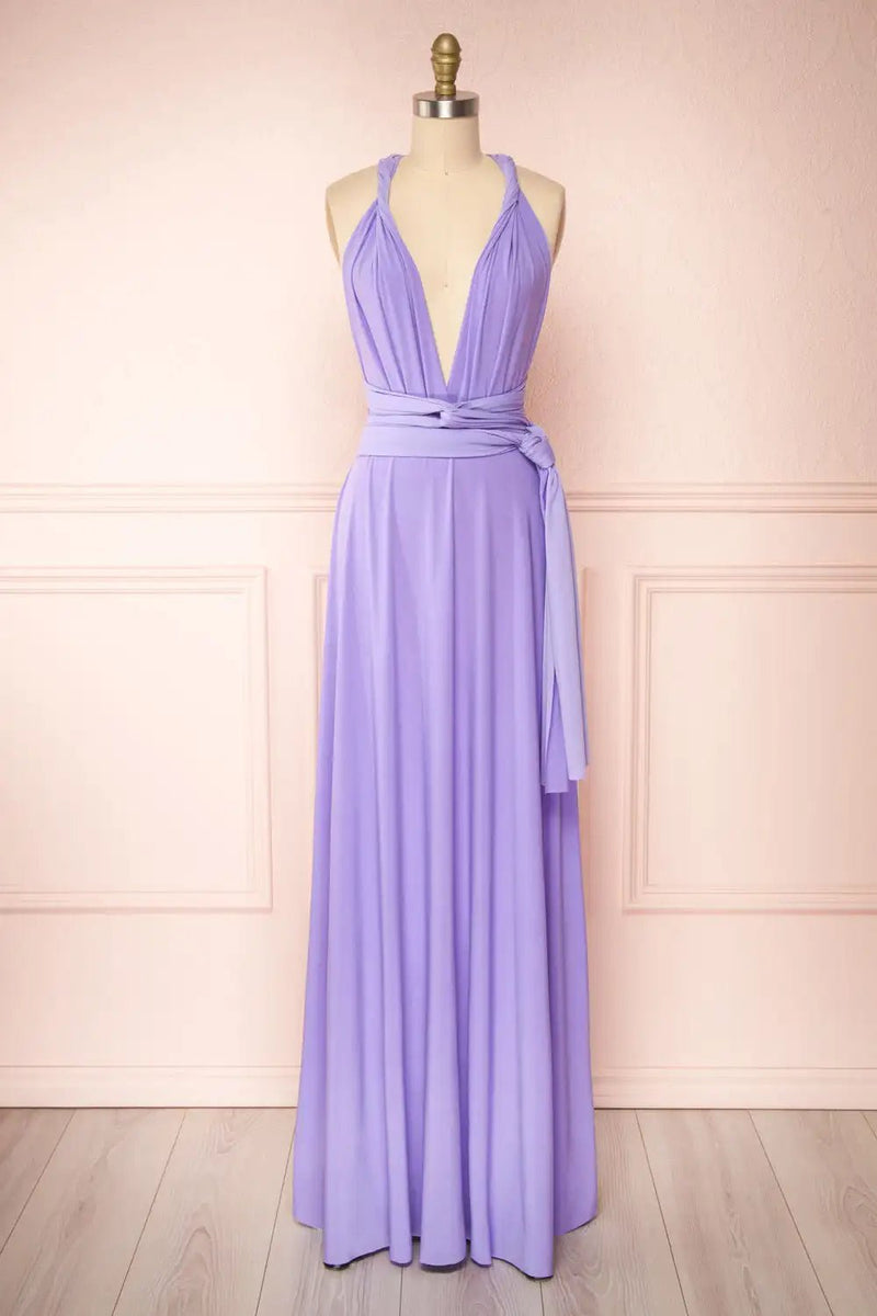 Long Convertible Multiway Bridesmaid Dress