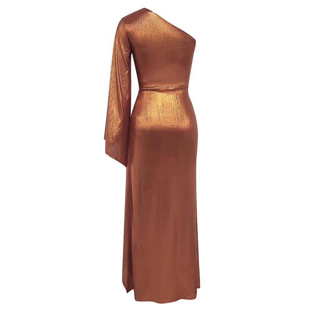 a gold dress on a mannequin mannequin mannequin manne