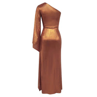 a gold dress on a mannequin mannequin mannequin manne