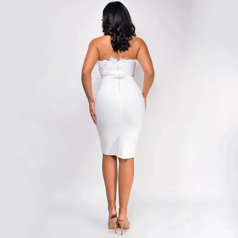 Strapless Bodycon Mini Party Dress