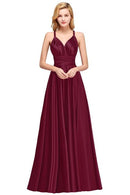 Burgundy Milk Silk Multiway Wrap Convertible Bridesmaid Dress 2