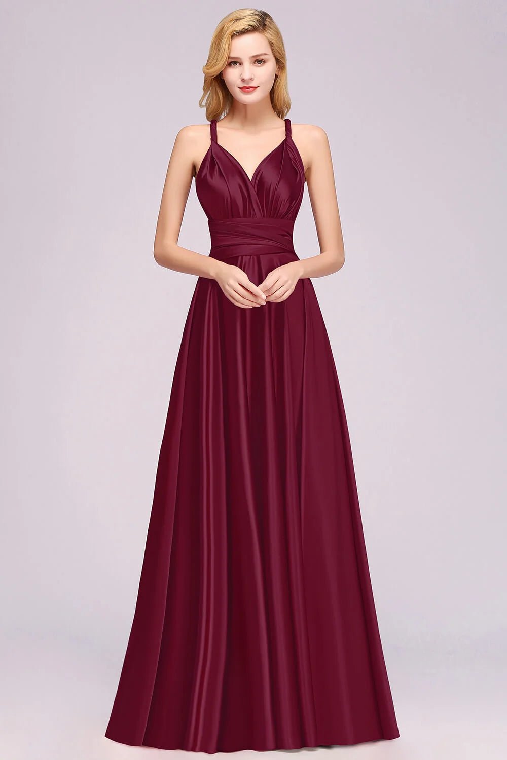 Milk Silk Multiway Wrap Convertible Bridesmaid Dress